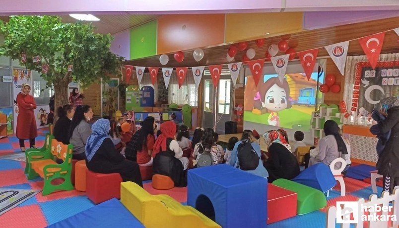 Sincan Belediyesi Bebek Kütüphanesi'ne yoğun ilgi