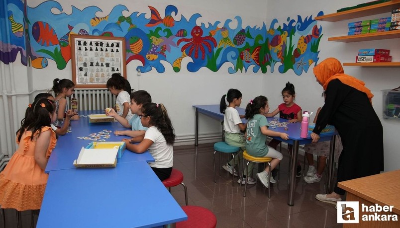 Keçiören Belediyesi öğrencilerin yaz tatilini verimli geçirmelerine yardımcı oluyor