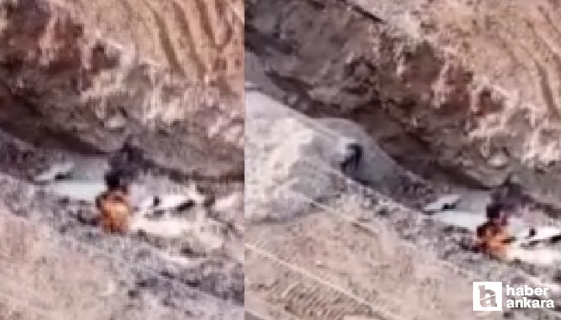 Ankara Sincan'da doğalgaz borusu patladı!