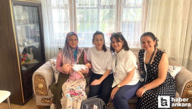 Kahramankazan Belediyesi yeni doğan bebeklere hediye paketleri yolluyor