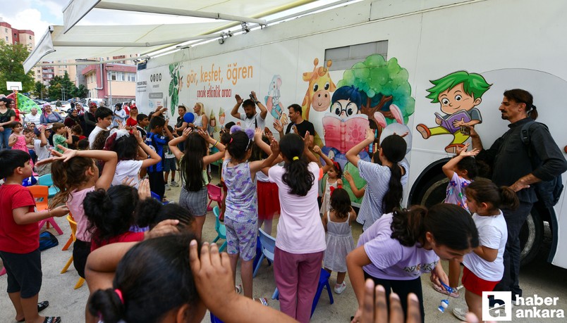 ABB çocukları eğlendirmeye devam ediyor: Gezici aracın sıradaki durağı belli oldu