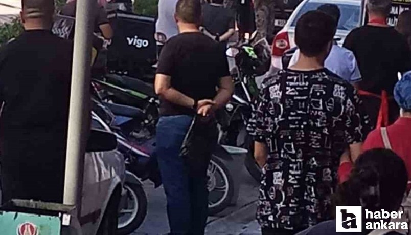 Ankara Sincan'da polise ateş açan bir kişi kendini yaraladı