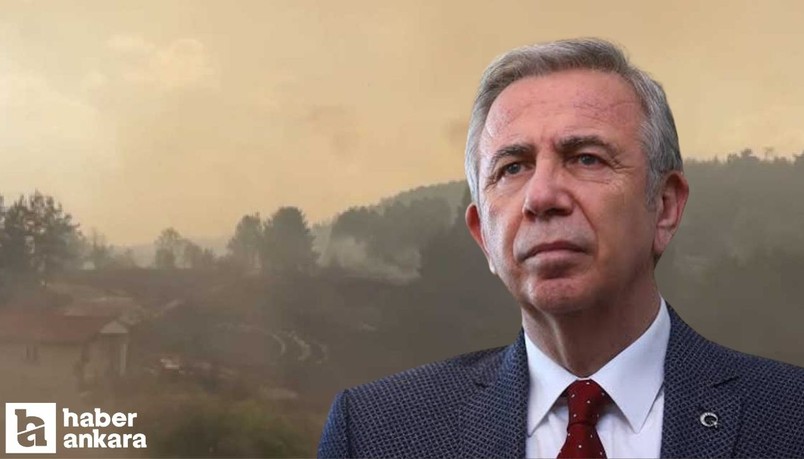 ABB Başkanı Yavaş'tan Kızılcahamam'daki orman yangınına ilişkin açıklama