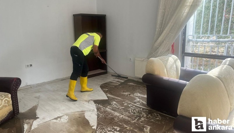 Altındağ Belediyesi sel mağduru vatandaşlara yardım elini uzattı