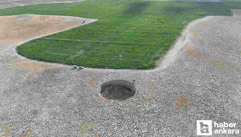 Konya'da obruk tehlikesi sürüyor! 100 metre çapında bir tane daha oluştu