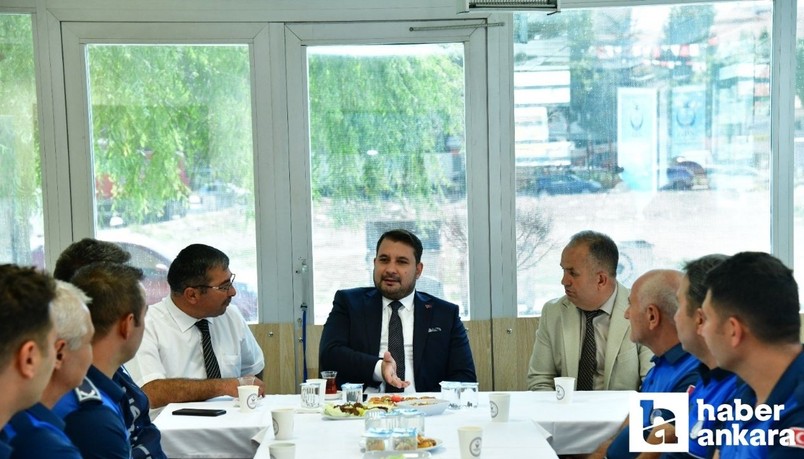 Kahramankazan Belediye Başkanı Çırpanoğlu Zabıta Müdürlüğü'nü ziyaret etti