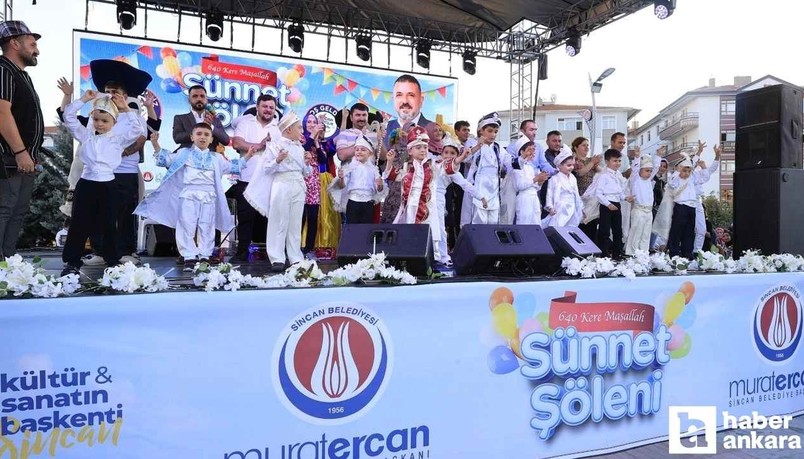 Sincan Belediyesi'nden geleneksel sünnet şöleni!