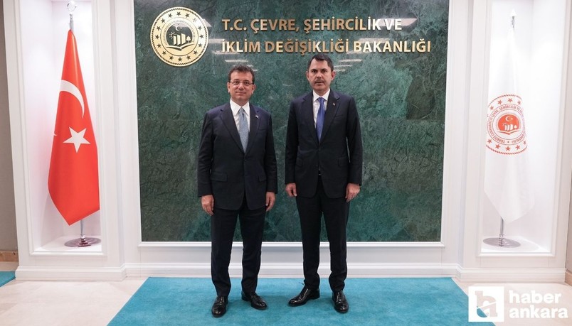 Ankara'da kritik görüşme: Bakan Kurum, İBB Başkanı İmamoğlu’nu kabul etti