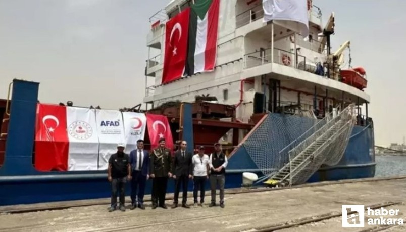 Türkiye Sudan’a insani yardım gemisi gönderdi