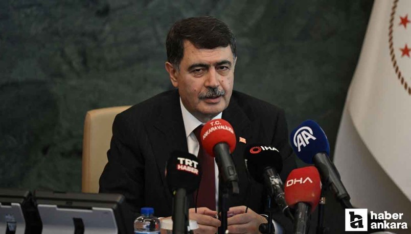 Ankara İl Afet Risk Azaltma Planı çalışmalarında son durumu Vali Vasip Şahin açıkladı!