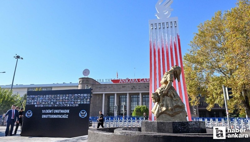 10 Ekim Annelerin Çığlığı Anıtı Ankara'da düzenlenen törenle açıldı