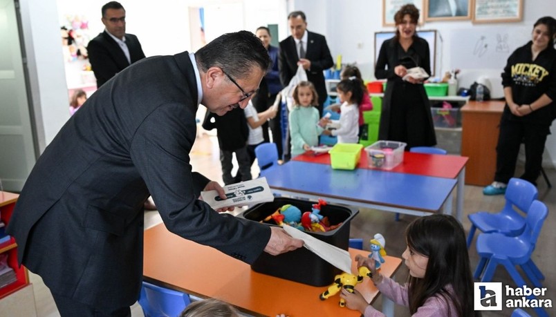 Altındağ Belediye Başkanı Tiryaki'den öğrencilere diş sağlığı seti