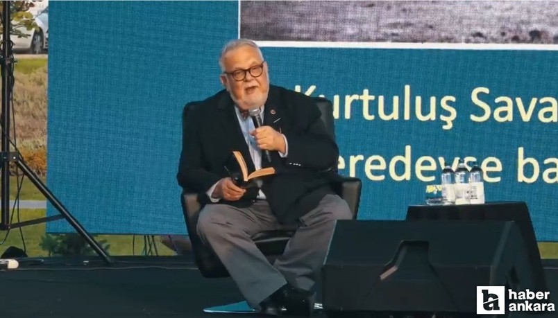 Celal Şengör Keçiören Belediyesi ev sahipliğinde söyleşi gerçekleştirdi