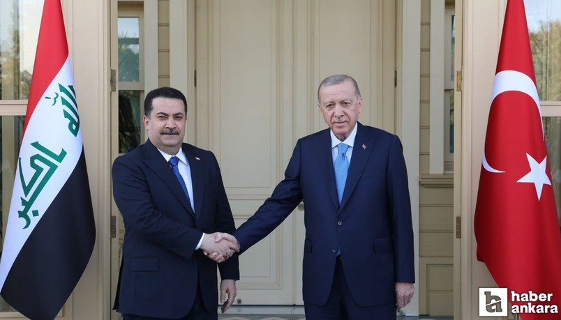 Cumhurbaşkanı Erdoğan ve Irak Başbakanı El Sudani bir araya geldi