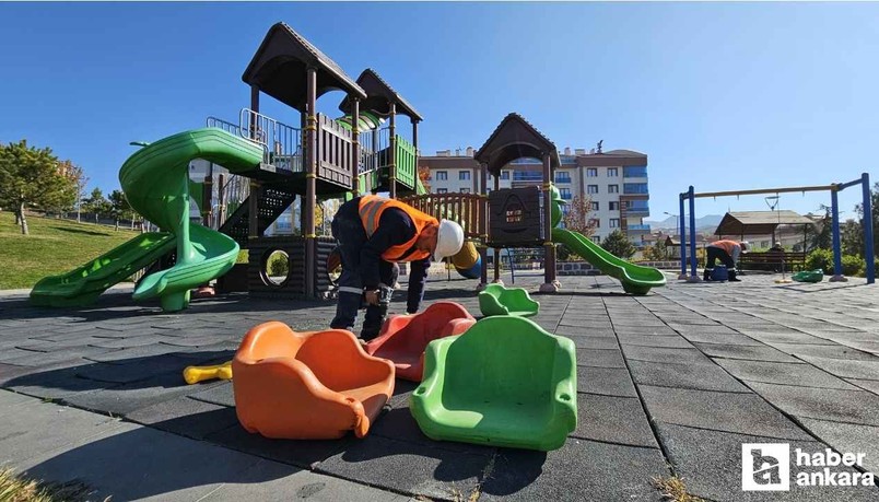 Altındağ Belediyesi kolları sıvadı: Çocuk oyun grupları yenileniyor