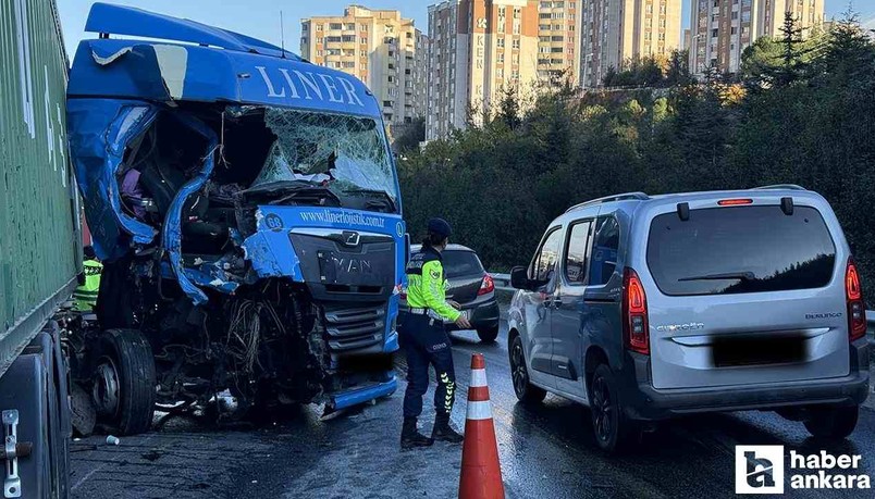 Anadolu Otoyolu'nun Ankara istikametinde zincirleme trafik kazası: 5 yaralı!