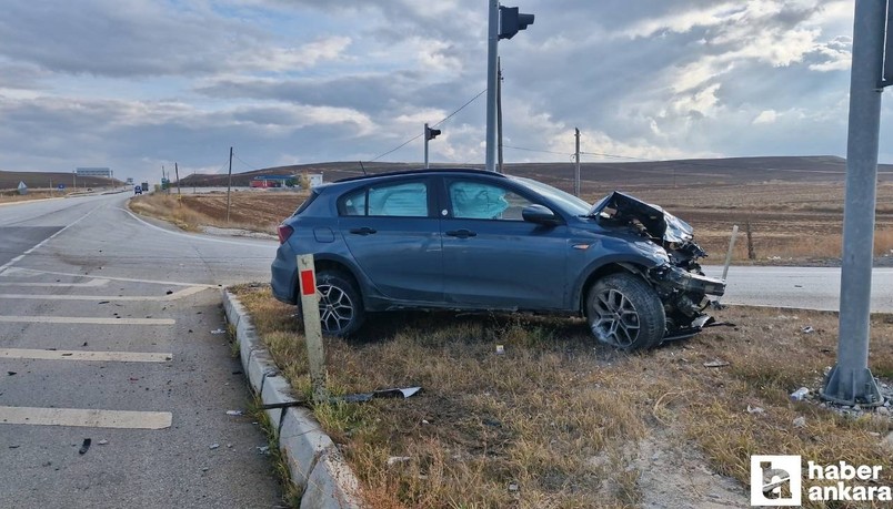Çorum'da 4 kişinin yaralandığı trafik kazasının görüntüleri ortaya çıktı