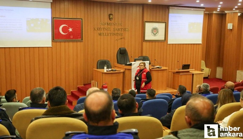 Etimesgut Belediyesi'nde 5 günlük afet eğitimi!