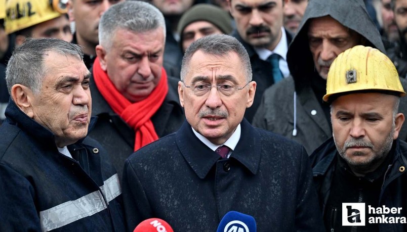 Fuat Oktay Çayırhan'da termik santrali işçilerini ziyaret edip açıklama yaptı