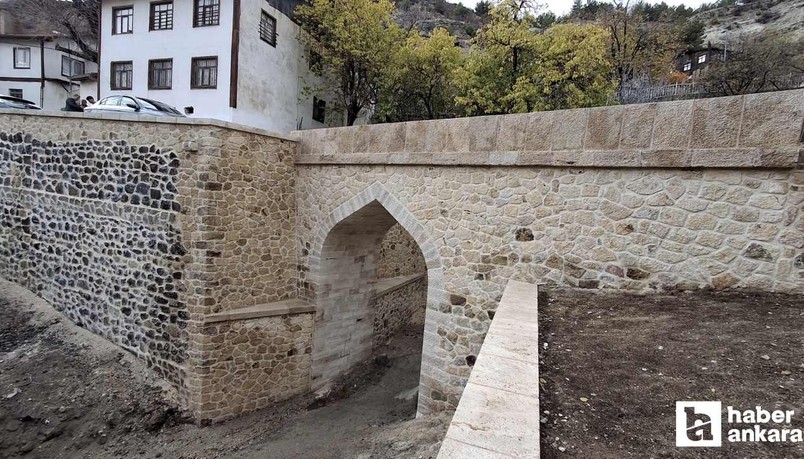 Beypazarı'nda Tarihi Karcıkaya Köprüsü'nün restorasyonu tamamlandı