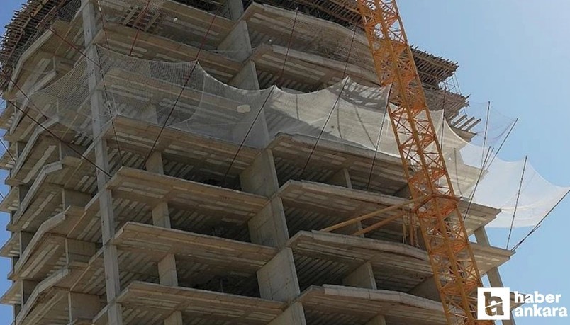 Ankara'da inşaatta meydana gelen iş kazasında 1 işçi hayatını kaybetti
