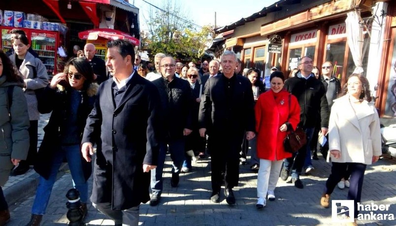 Tarihi Kentler Birliği Başkanı Mansur Yavaş Muğla Menteşe'de inceleme yaptı