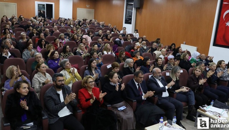 Etimesgut Belediyesi Kadına Şiddete Hayır programına ev sahipliği yaptı