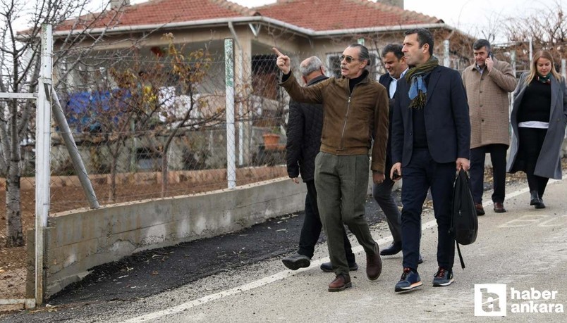 Etimesgut Belediye Başkanı Beşikçioğlu'ndan  Fevziye köyünde saha keşif çalışması