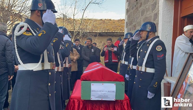Ankara’da vefat eden 15 Temmuz gazisi Çankırı’da toprağa verildi