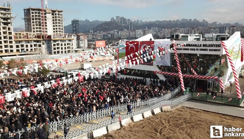 Yenimahalle Belediyesinin yaptığı Türkiye'nin en büyük kreşi hizmete açıldı