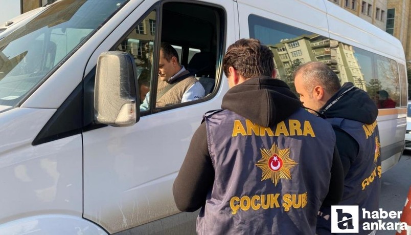 Ankara’da ekipler 108 okul çevresi ve servis araçlarını denetledi