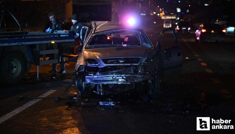 Altındağ'da trafik kazası: 1 ölü 2 yaralı!