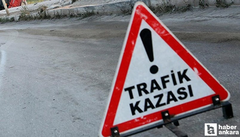 Ankara Konya karayolunda 2 tırın karıştığı kazada 1 kişi yaralandı