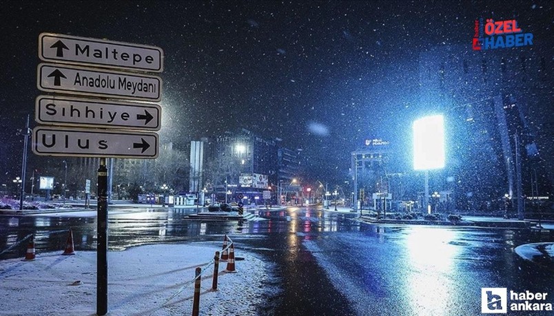 Başkentliler beklediği kışa kavuşuyor: Hem kar hem yağmur kapıda
