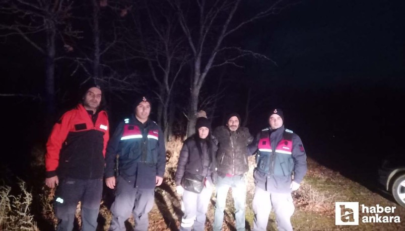 Eskişehir'de ormanlık alanda kaybolan çift saatler sonra bulundular