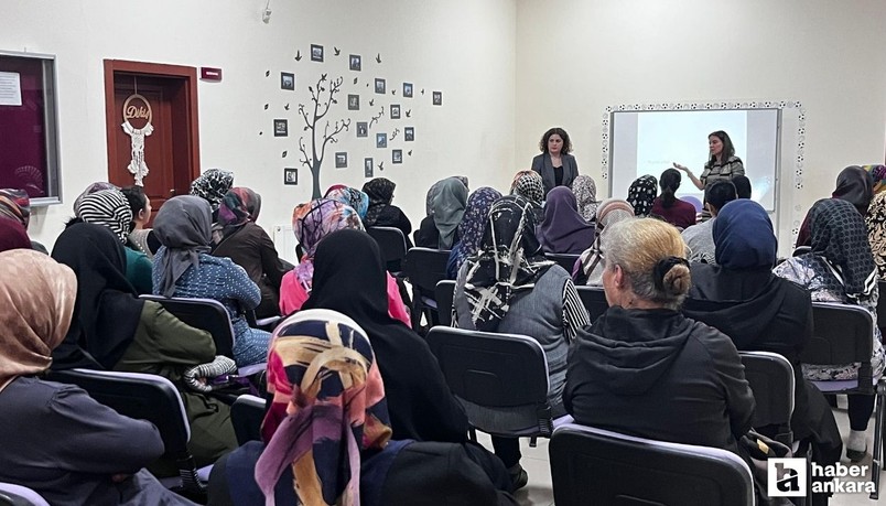 Altındağ Belediyesi annelere çocuk hastalıkları konusunda bilgiler verdi