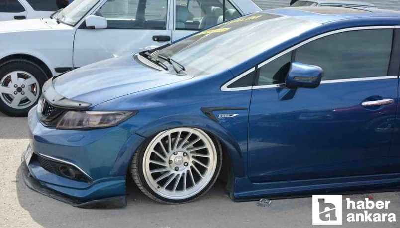 Ankaralılardan Modifiye ve Klasik Araçlar Festivali'ne ilgi