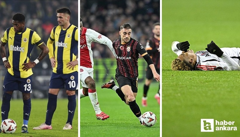 Avrupa'da Fenerbahçe ve Galatasaray devam Beşiktaş tamam dedi