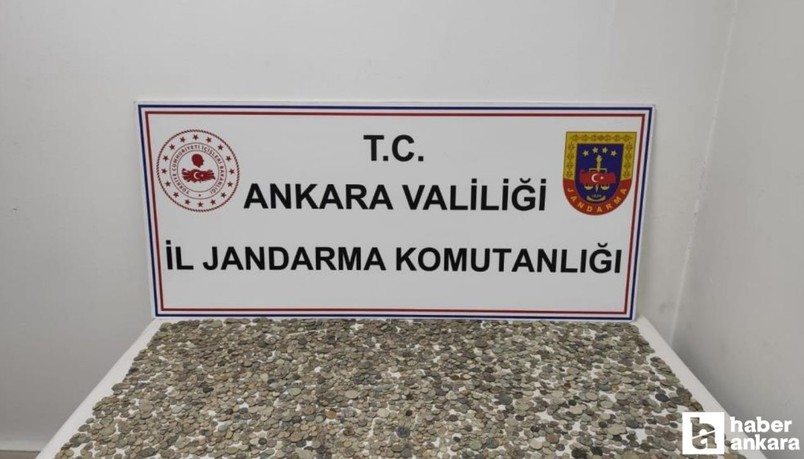 Ankara’da şüpheli aracı durduran ekipler 4.515 tarihi eseri ele geçirdi