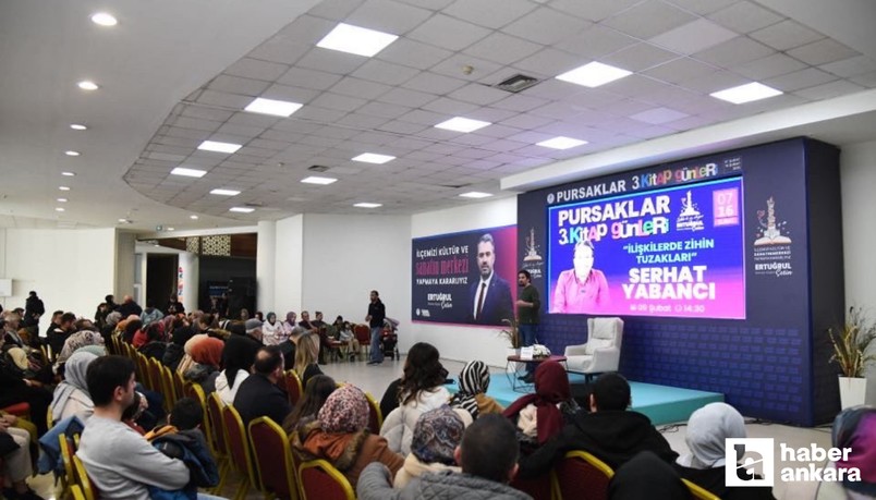 Pursaklar 3. Kitap Günleri’nde bugünün konuğu yazar Serhat Yabancı oldu