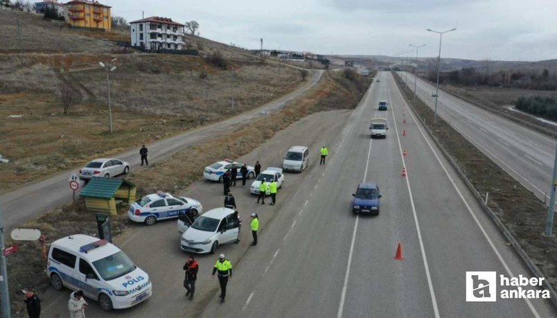 Akyurt'ta trafik denetimi