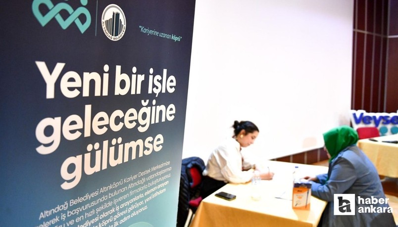 Altındağ Belediyesi iş arayanlara 'Altınköprü' oluyor