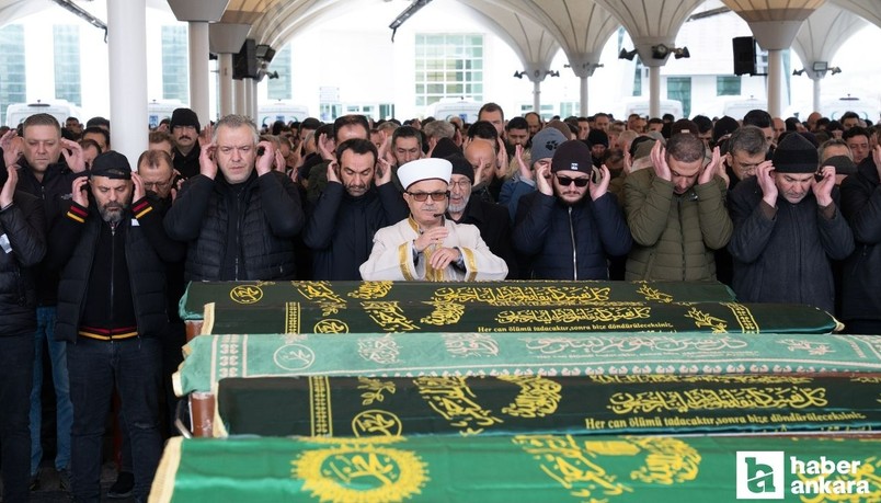 Başkentte dün doğalgaza zehirlenmesinden ölmüşlerdi, bugün 3 kişi toprağa verildi