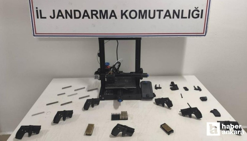 Yenimahalle'de 3 boyutlu yazıcı ile suikast silahı üretti: Şüpheli yakalandı