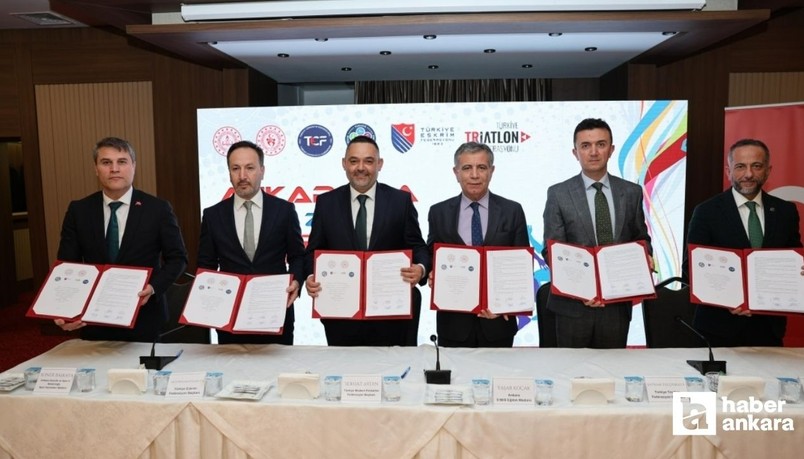 'Spor Zamanı İş Birliği Protokolü'ne Ankara'da imza atıldı