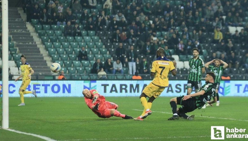 MKE Ankaragücü deplasmanda Kocaelispor ile berabere kaldı