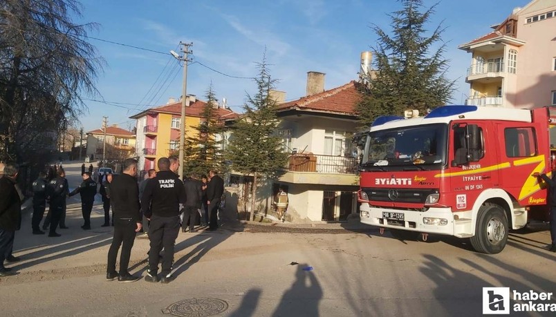 Çubuk'ta çıkan yangında anne ve 3 çocuğu hastanelik oldular!