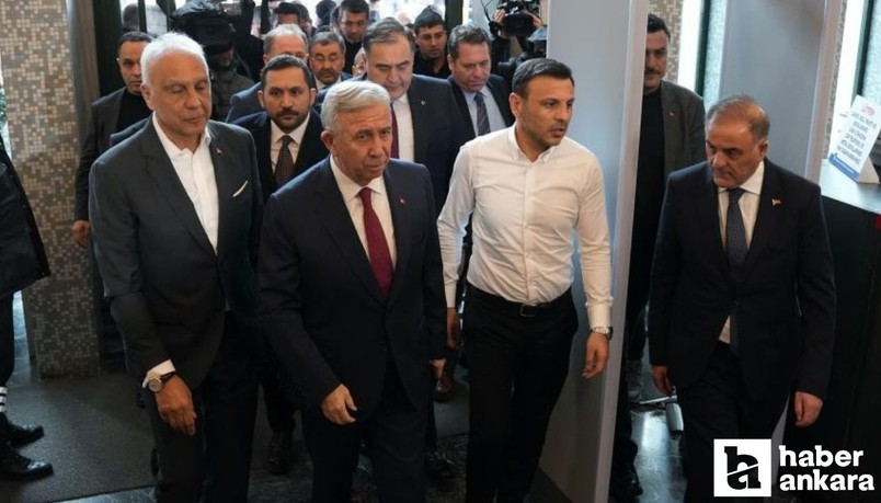 ABB Başkanı Mansur Yavaş Saraçhane'ye geldi