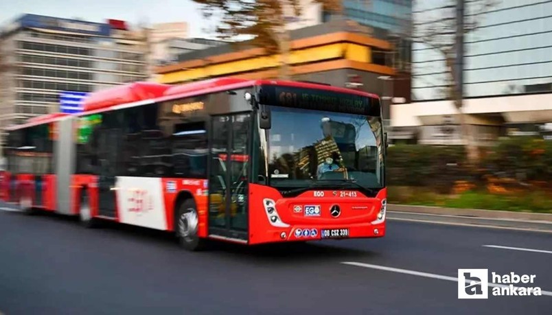 EGO Ankaralılar için duyurdu: Durakta boşa beklemeyin otobüs güzergahları değişti