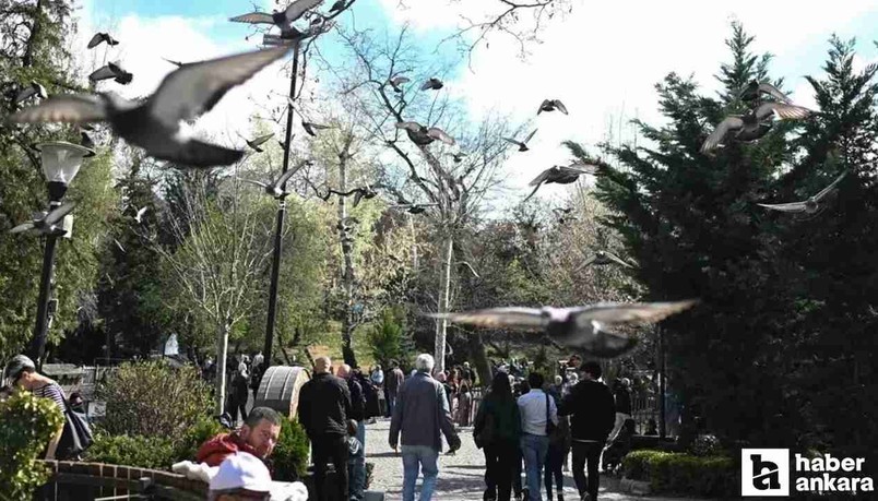 Ankaralılar bayramda park ve bahçelere akın etti